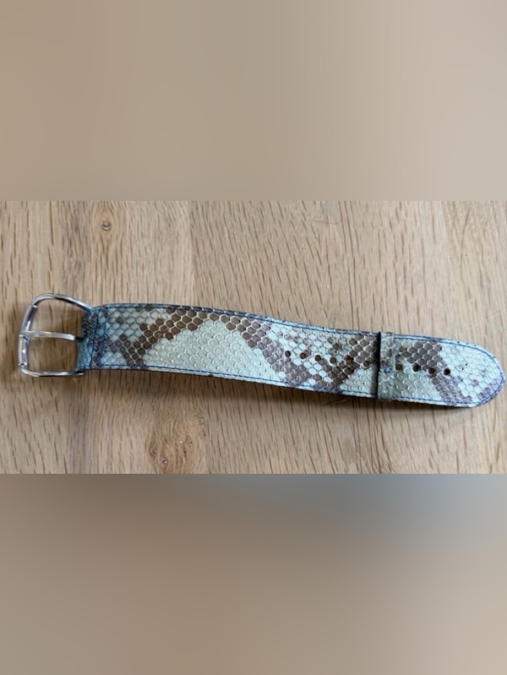 Balenciaga vintage circa 2010 python belt bracelet EUC retail $399